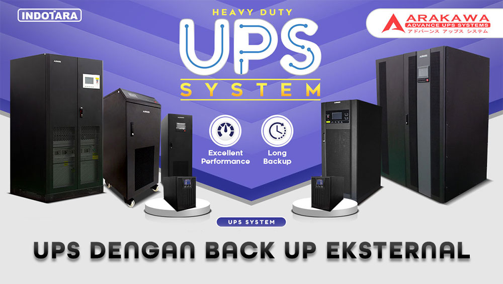 UPS Dengan Back Up Time Eksternal